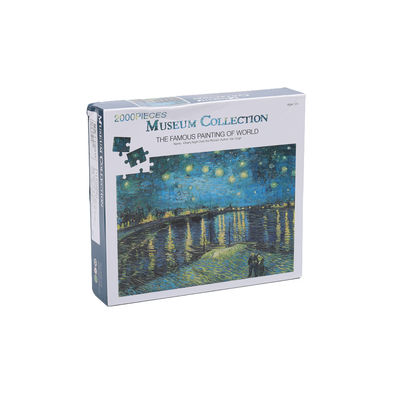 İyi bir fiyat. 2000 adet özel basılı bulmaca bulmaca Dünya Ünlü Resim Serisi çevrimiçi