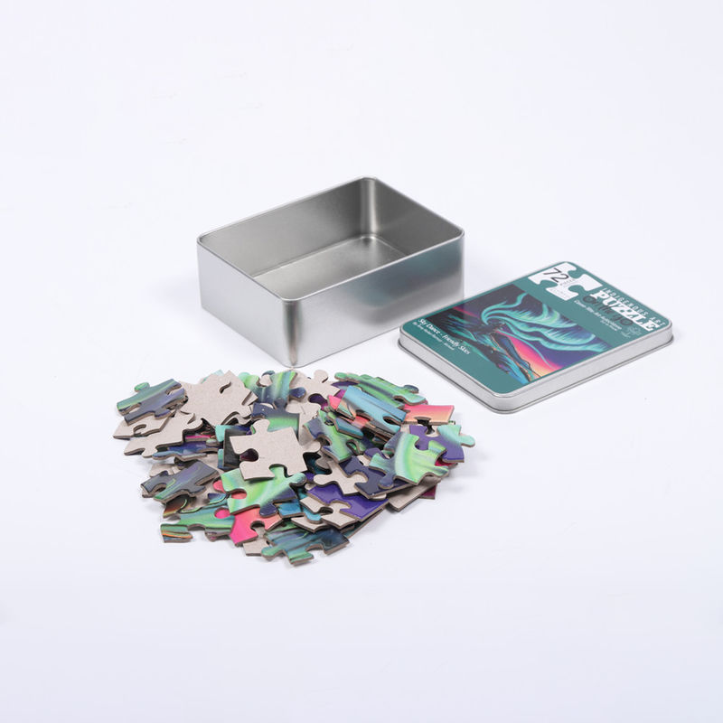 Çocuklar için özel basılı bulmacalar Eiron Kutusu Puzzle 3 yaşındaki 72PCS için
