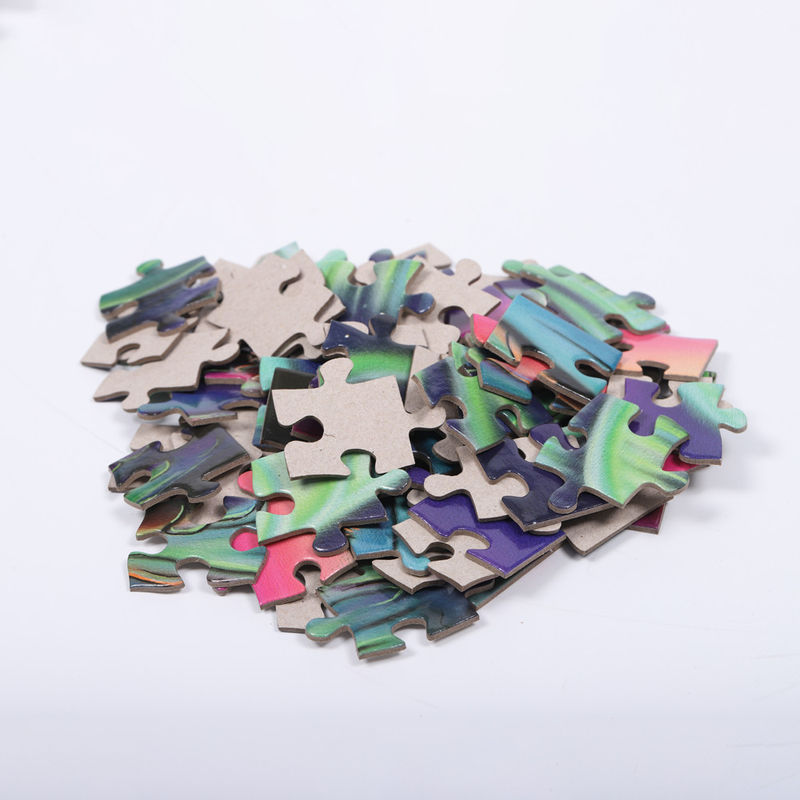Çocuklar için özel basılı bulmacalar Eiron Kutusu Puzzle 3 yaşındaki 72PCS için