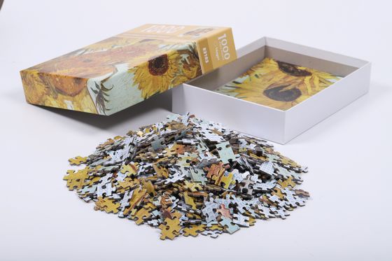 Orta Zorluk Özel Basılmış Dörtgen Bulmaca Resim ve Metinle Kişiselleştirilmiş