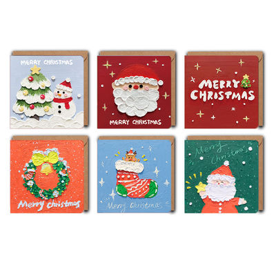İyi bir fiyat. Dijital Baskı Eşsiz Tebrik Yaratıcı Aile Noel Kartları çevrimiçi