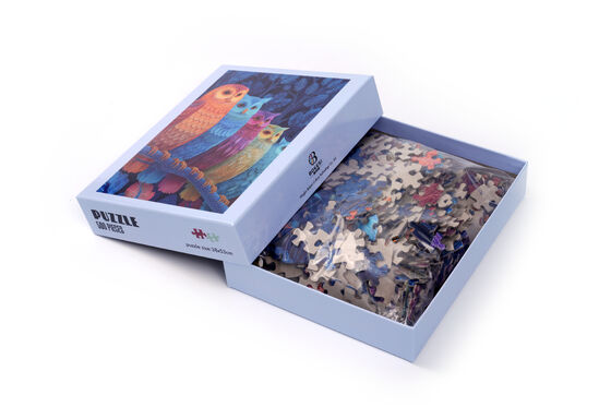 İyi bir fiyat. 500 Pieces Custom Printed Puzzles Various Sizes Playing Function Ideal for Corporate Training and Motivational Programs çevrimiçi